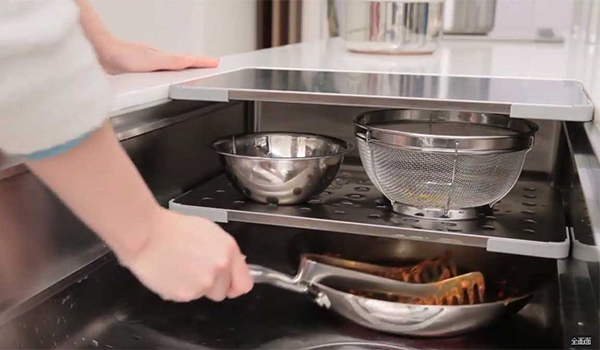 Tổng quan chậu rửa bát 1 hố Shigeru JSL-K 3F FS