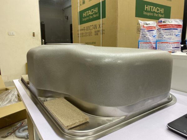 Chậu rửa bát TOYOURA N750BIA-EB bề mặt sần, chống ồn và chống bám bẩn - Ảnh 5