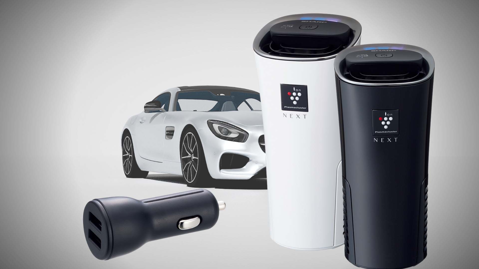 Máy lọc không khí ô tô Sharp IG-NX15 tích hợp 2 cổng USB 13 SHOPBMO247.COM may loc khong khi o to sharp ig nx15 12