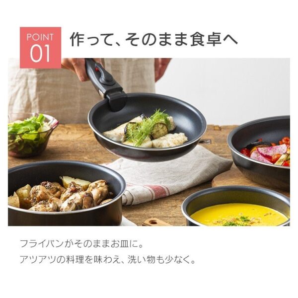 Tổng quan bộ nồi Iris Ohyama Kitchen Chef TF-SE11