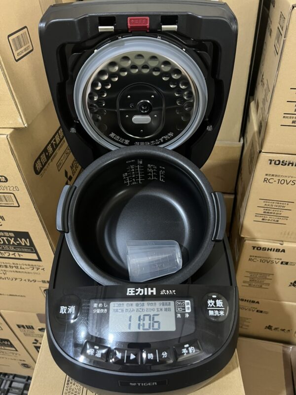 Nồi cơm điện Tiger JPV-C100KG/C180KG (1L và 1.8L) cao tần IH-áp suất, ruột nồi 5 lớp - Ảnh 4