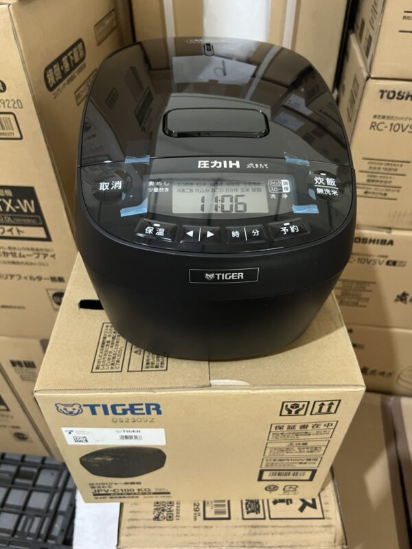 Nồi cơm điện Tiger JPV-C100KG/C180KG (1L và 1.8L) cao tần IH-áp suất, ruột nồi 5 lớp - Ảnh 3