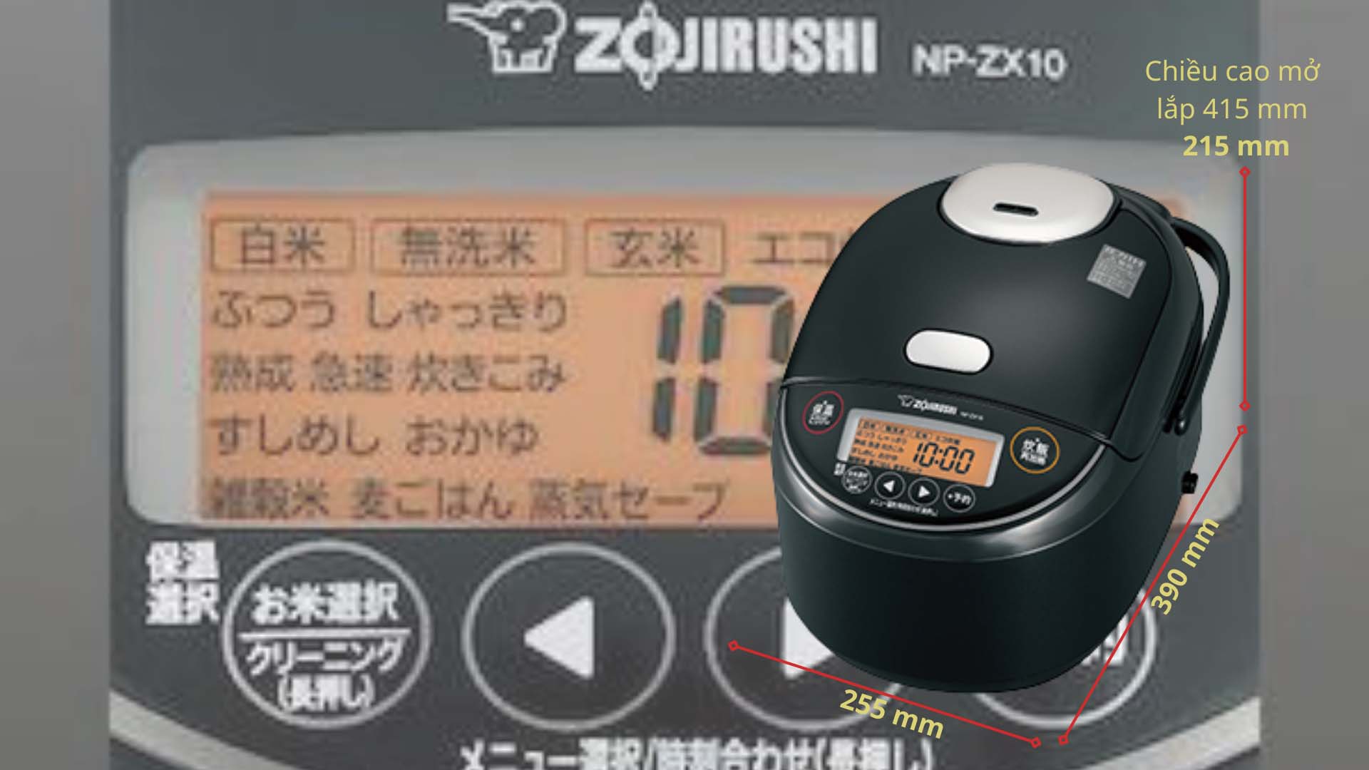 SHOPBMO247.COM noi com dien zojirushi np zx10 2